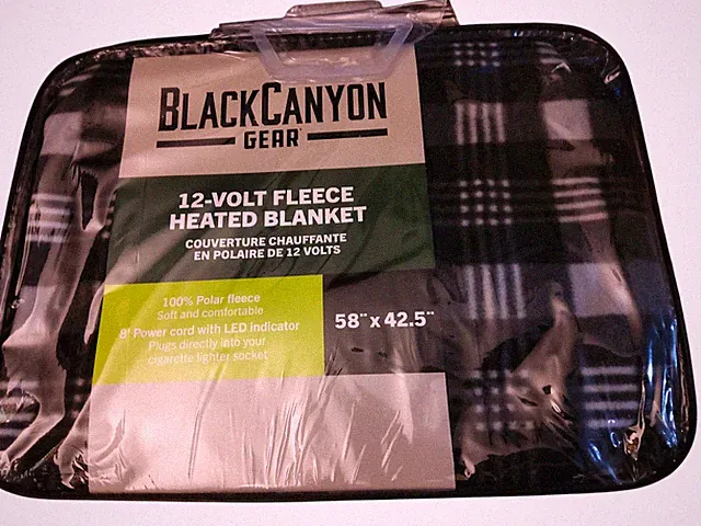 12v Heated Throw for car, truck, car, SUV, camping, travel