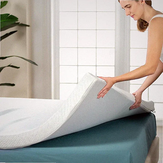 2-Inch Ultra Cooling Foam Mattress Topper for Twin Beds - Sleep in Comfort