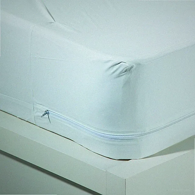 Bed Bug Waterproof Zippered Vinyl Mattress Cover/Protector 9" Encasement (Qtyx2)