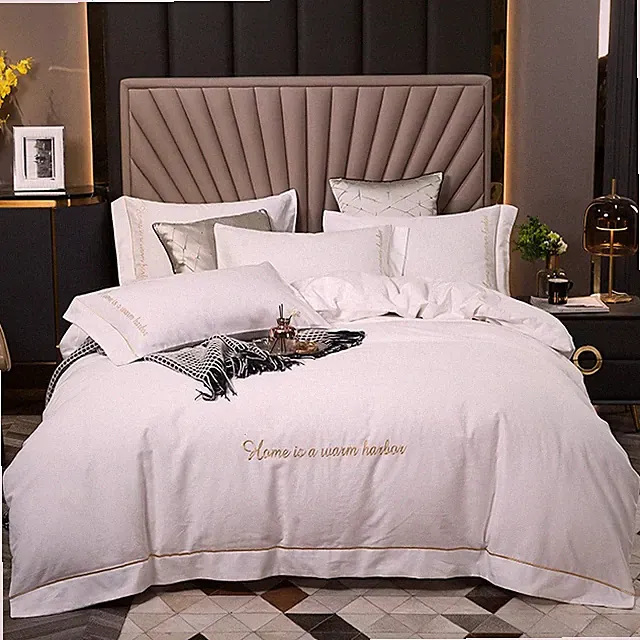 Brushed Microfiber Bedding Set Soft Warm Duvet Cover Pillowcases