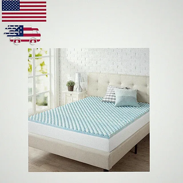 Full Size 2-Inch Cooling Memory Foam Topper - CertiPUR-US Certified Comfort