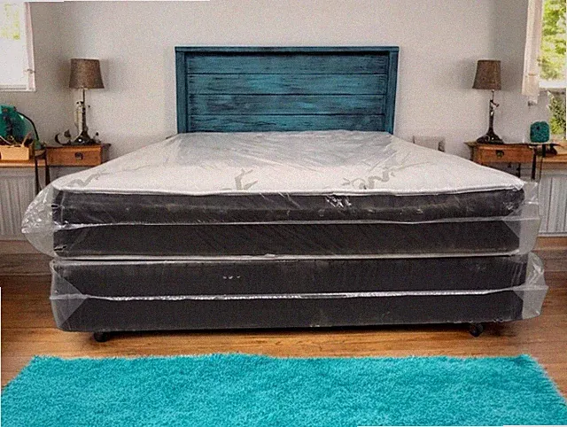 Full Size Turquoise Distressed Handcrafted Solid Wood Headboard Made In US HBFTQ