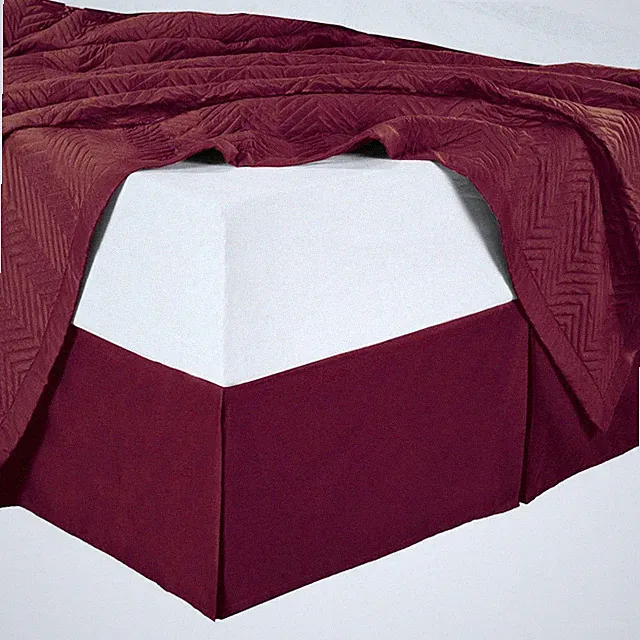 GoLinens Split Corner 100% Cotton Solid 450 Thread Count Bed Skirts