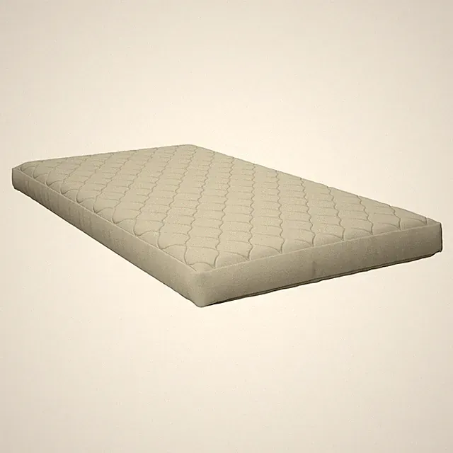Kids Gray Twin Bunk Bed Mattress 6 inch Quilted Fiber Fill Bedroom Dorm Guest