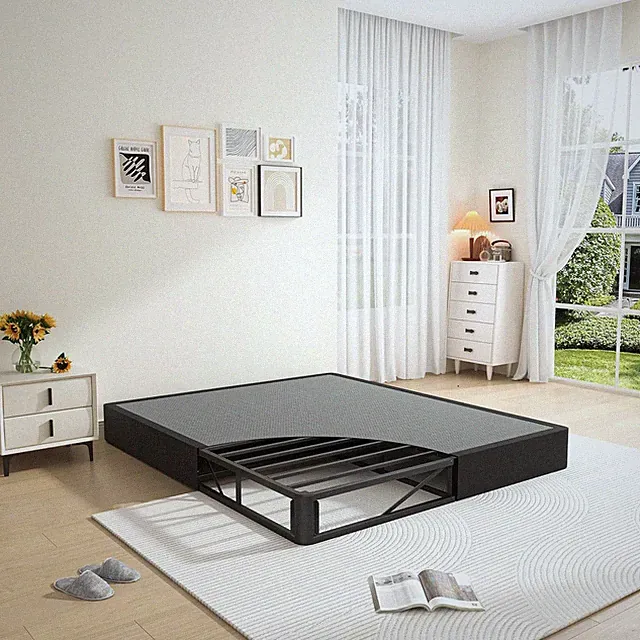 King Size 10" Heavy Duty Box Spring with Easy Clean Cover & Quick Assembly