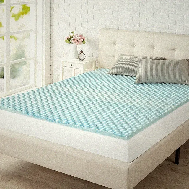 Plush 1.5 Inch Gel-Infused Memory Foam Topper - Full Size, Breathable Design
