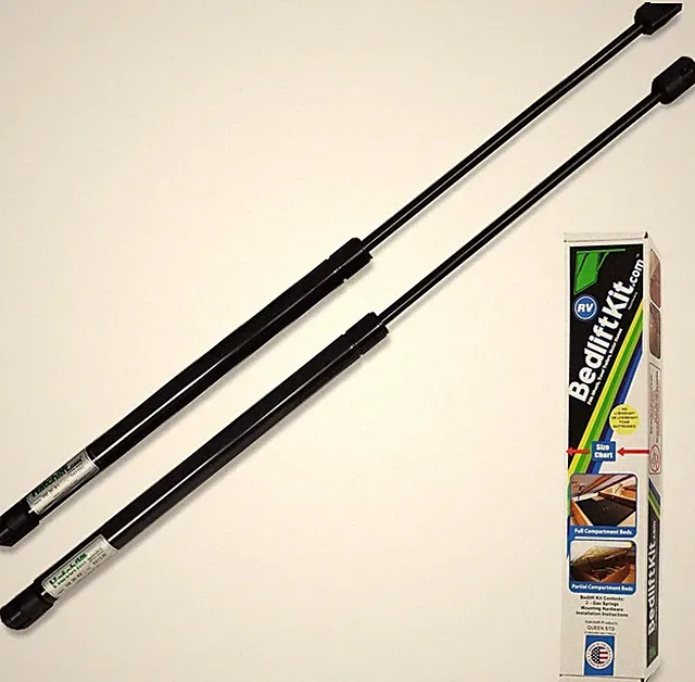 RV Bed Lift Kit - King Size - Gas Strut Hardware for Heavy Lids - Adjustable Bed