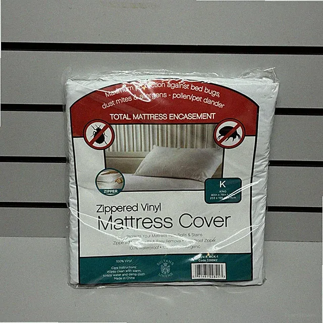 Sultan's Linens Zippered Waterproof Vinyl Mattress Cover Queen