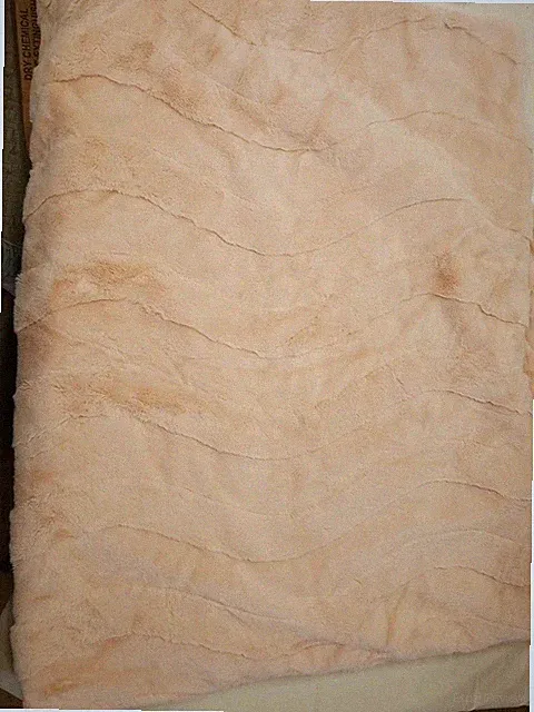 Super Soft 54 X 50 Throw Blanket Peach NWOT