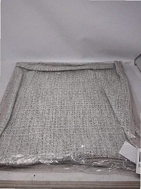 Surya HDI-001 22"x22" Tweed Pillow Cover Front Polyester Back Cotton