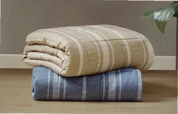 Throw Blanket Clean Spaces Antimicrobial ~ 50 in. x 60 in (Blue/Yellow) New